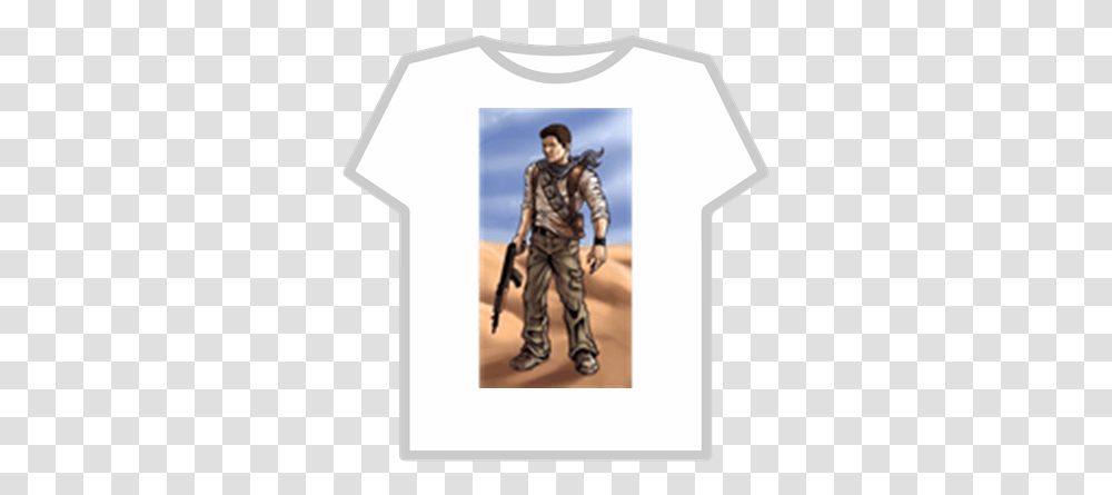 How Todrawnathandrakeuncharted3tut Roblox Dantdm Old Roblox, Military, Clothing, Apparel, Military Uniform Transparent Png