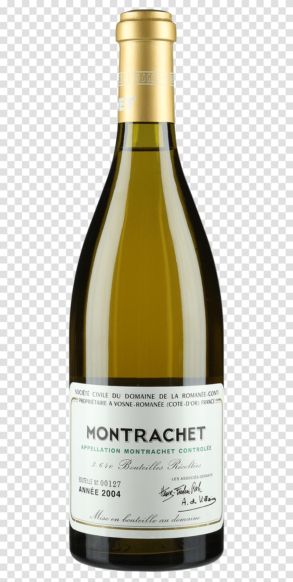 How Well Does South Africas Best Wine Compare To Its Drc Montrachet 2004, Bottle, Alcohol, Beverage, Drink Transparent Png