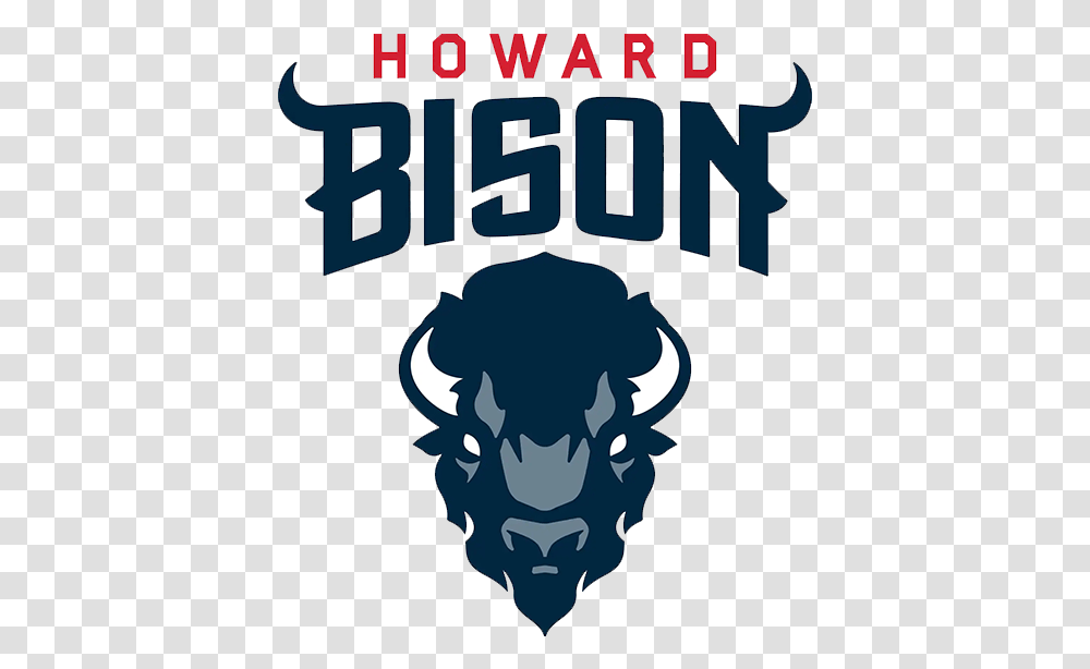 Howard Bison Logo Evolution History And Meaning Bison Howard University Logo, Animal, Mammal, Poster, Advertisement Transparent Png