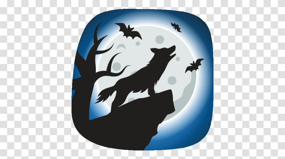 Howl Halloween Party Gif Howl Halloweenparty Joypixels Discover & Share Gifs Wolf, Mammal, Animal, Cat, Pet Transparent Png