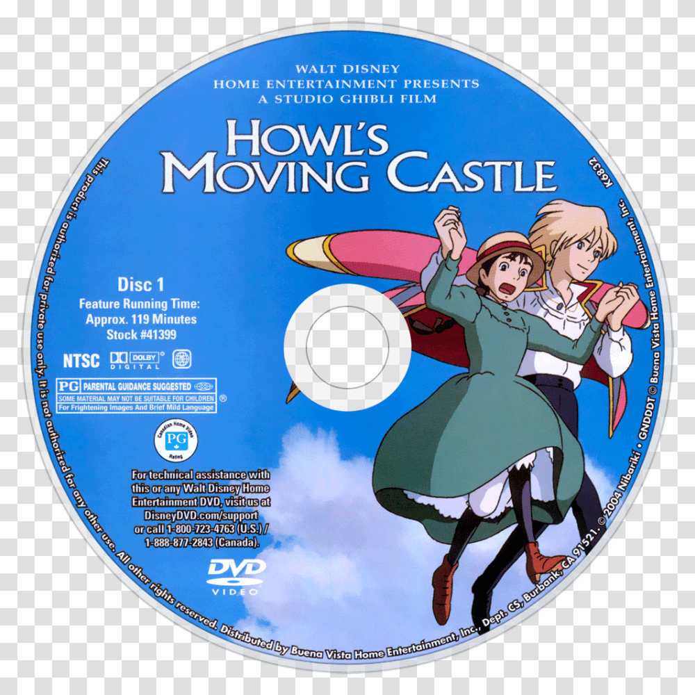 Howl S Moving Castle Wallpaper Download Free Beautiful, Disk, Dvd, Person, Human Transparent Png