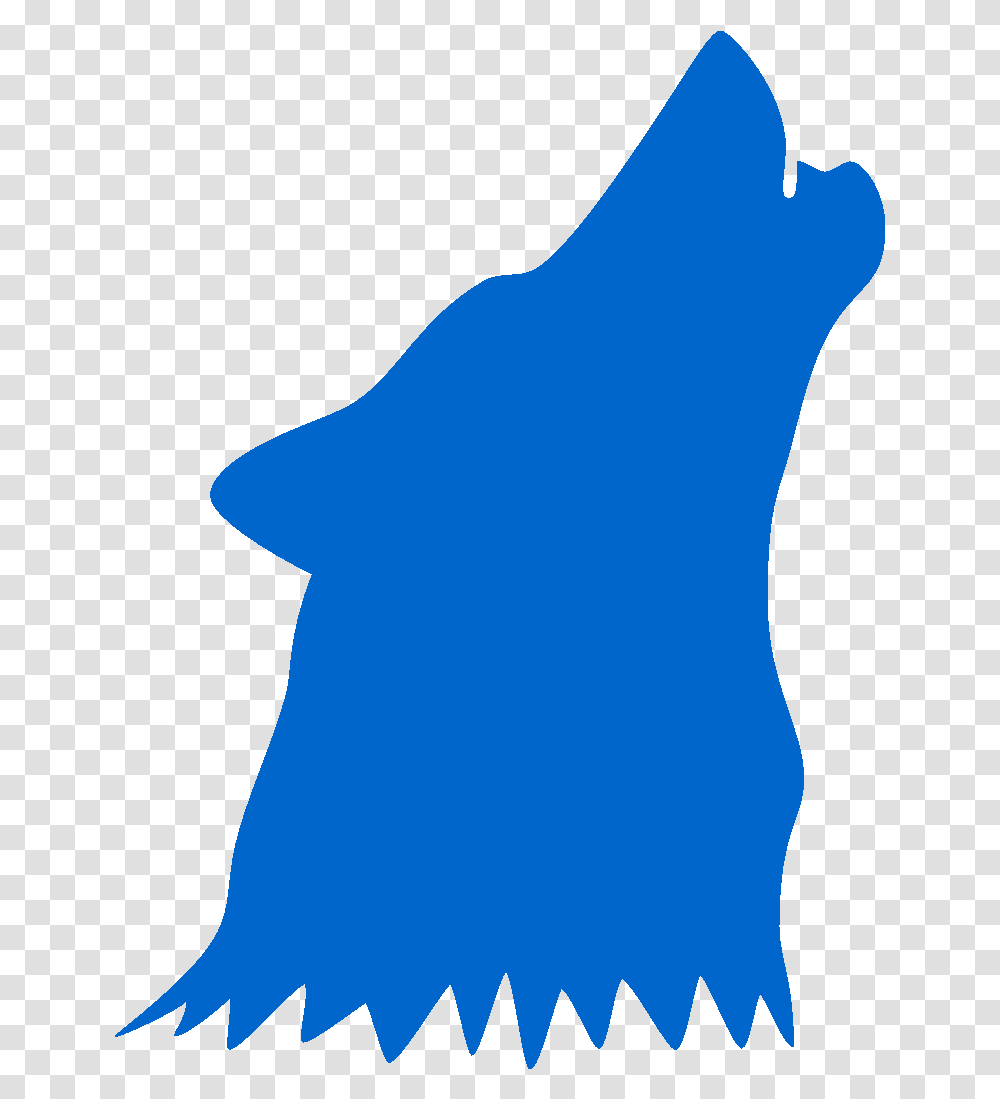Howlin Fine Music Blue Silhouette Of A Wolf Howling, Person, Animal, Plant, Pet Transparent Png