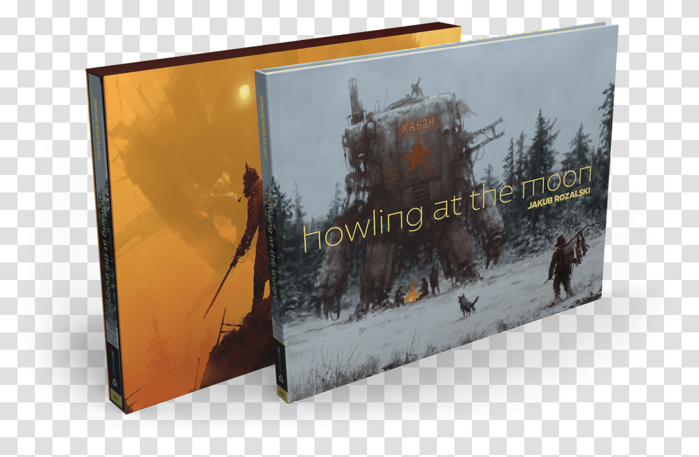 Howling At The Moon Howling At The Moon Jakub Rozalski, Poster, Advertisement, Billboard, Canvas Transparent Png