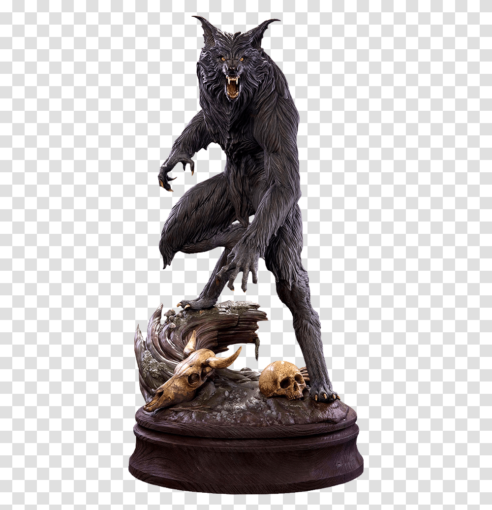Howling Werewolf Statue, Animal, Mammal, Wildlife, Horse Transparent Png