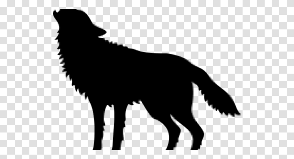 Howling Wolf At Full Moon Bag 640x480 Silhouette Pierre Et Le Loup, Gray, World Of Warcraft Transparent Png