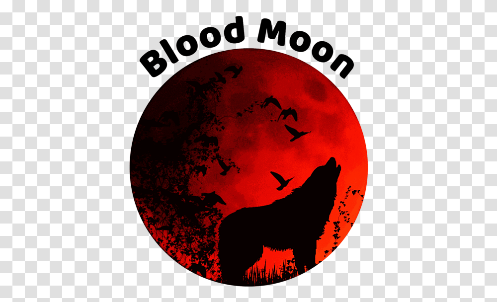 Howling Wolf Blood Moon, Astronomy, Outer Space, Outdoors, Nature Transparent Png