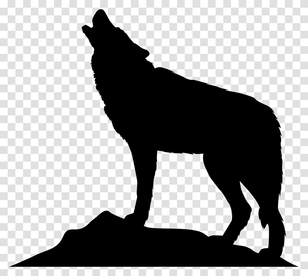Howling Wolf Clip, Gray, World Of Warcraft, Outdoors Transparent Png