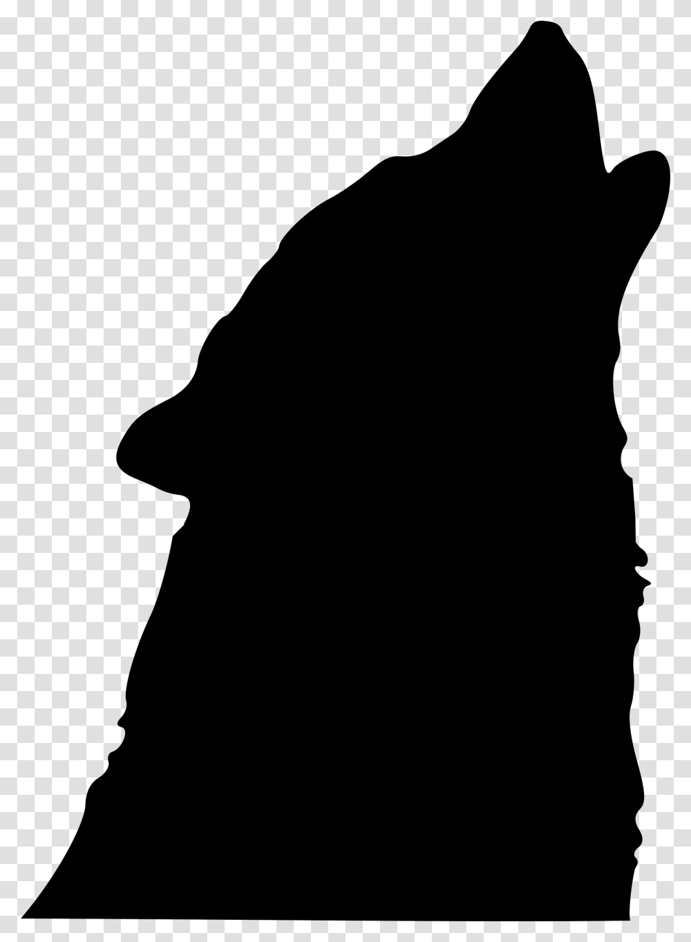 Howling Wolf Clipart Wolf Silhouette, Gray, World Of Warcraft Transparent Png