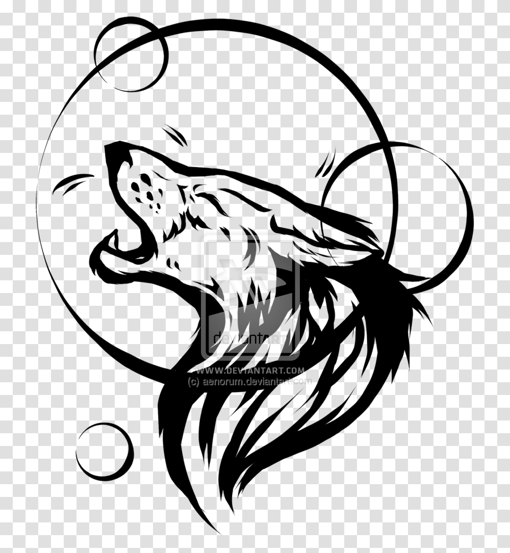 Howling Wolf Head Tattoo Design Tattoo Designs No Background, Logo, Interior Design, Indoors Transparent Png