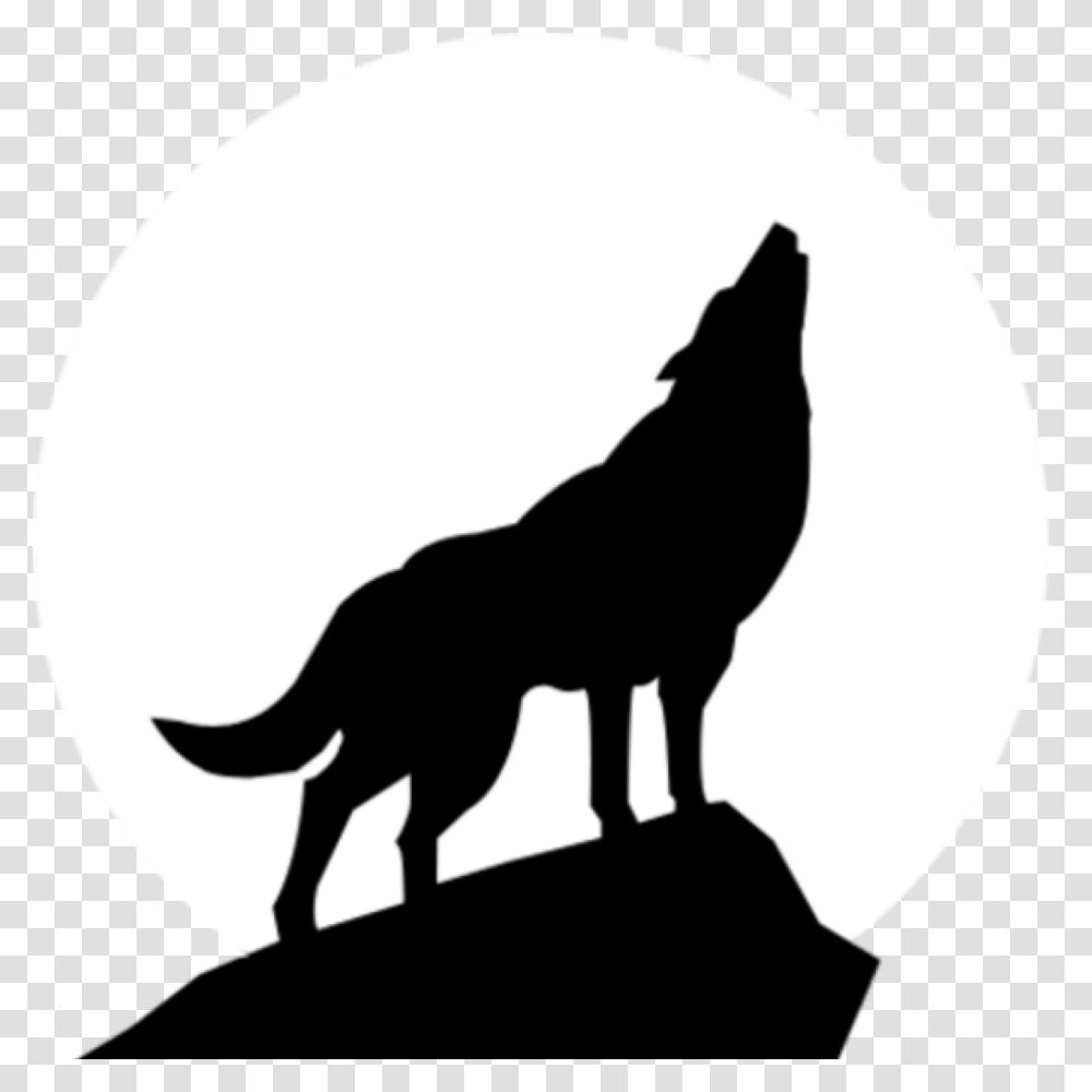 Howling Wolf Silhouette Clip Art Free Clipart Download, Dog, Pet, Canine, Animal Transparent Png