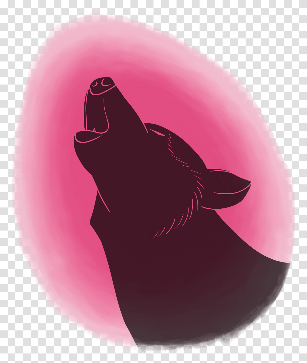 Howling Wolf Silhouette Illustration Transparent Png
