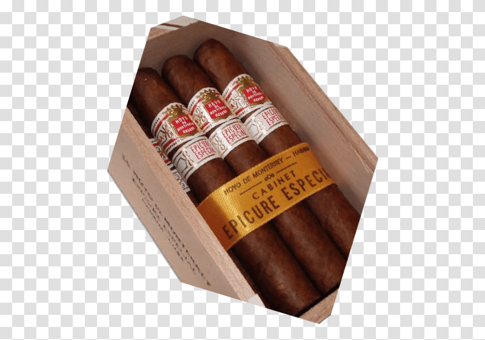 Hoyo De Monterrey Epicure Especial 10 Cigars, Weapon, Weaponry, Bomb, Alcohol Transparent Png