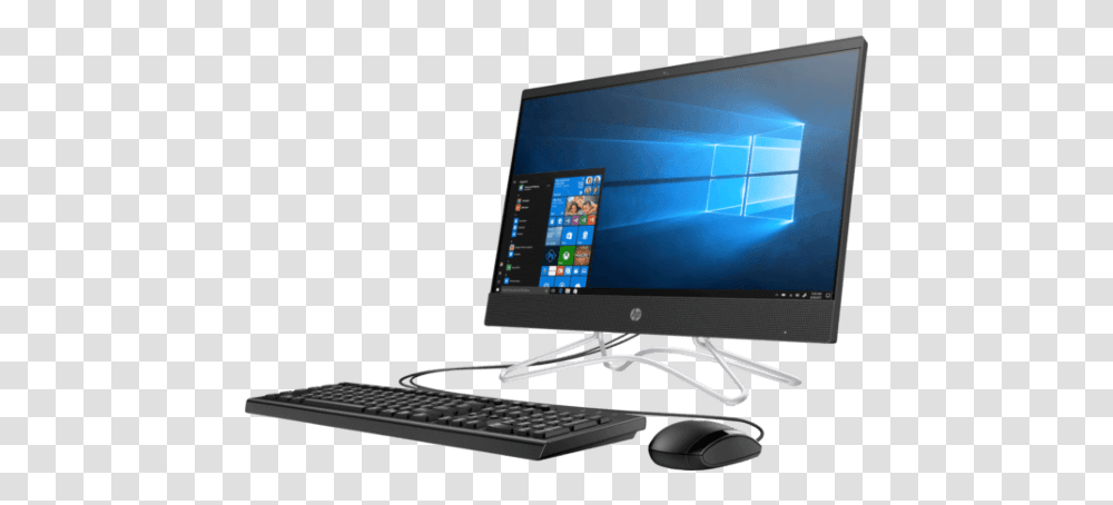 Hp All In One 22 C0022ds Desktop Hp All In One 24, Computer, Electronics, Computer Keyboard, Computer Hardware Transparent Png