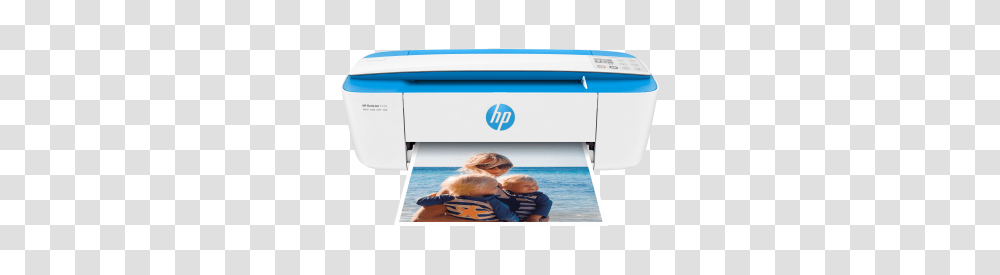 Hp Deskjet All In One Printer Big W, Machine, Person, Human, Label Transparent Png