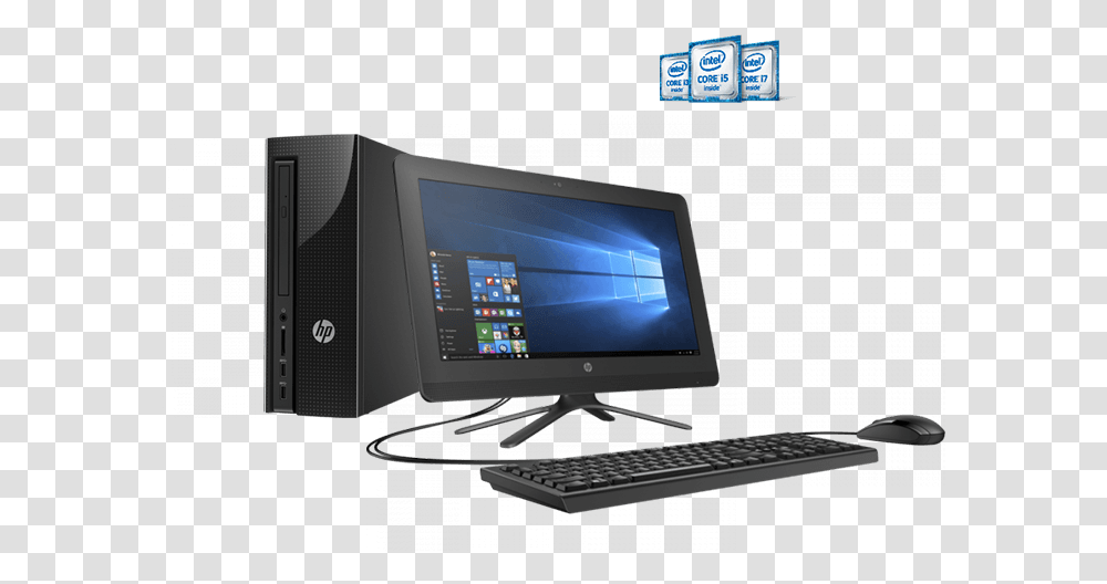 Hp Desktop Hp All In One 20, Computer Keyboard, Computer Hardware, Electronics, Monitor Transparent Png