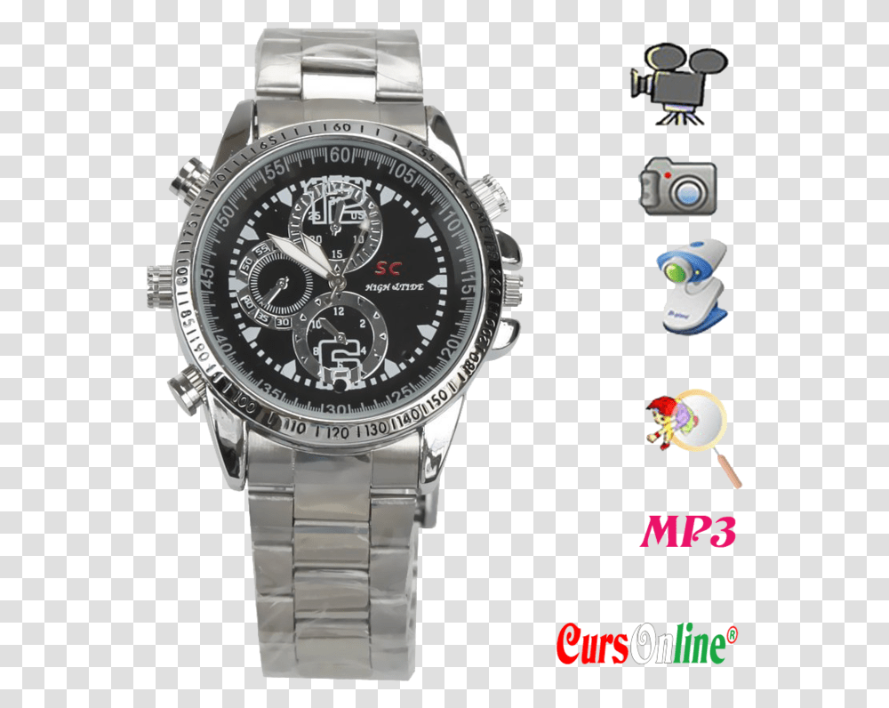 Hp Dvr Watch, Wristwatch Transparent Png