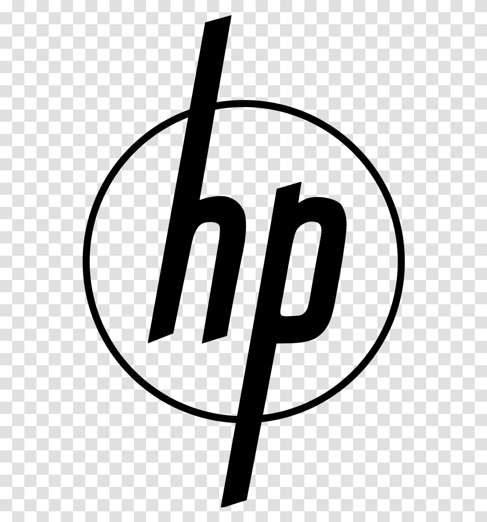 Hp Logo Hewlett Packard First Logo, Gray, World Of Warcraft Transparent Png