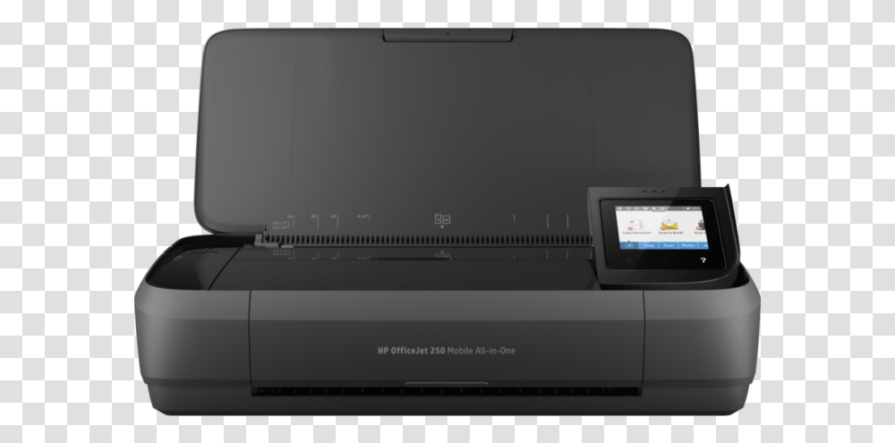 Hp Officejet 250 Mobile Printer, LCD Screen, Monitor, Electronics, Display Transparent Png