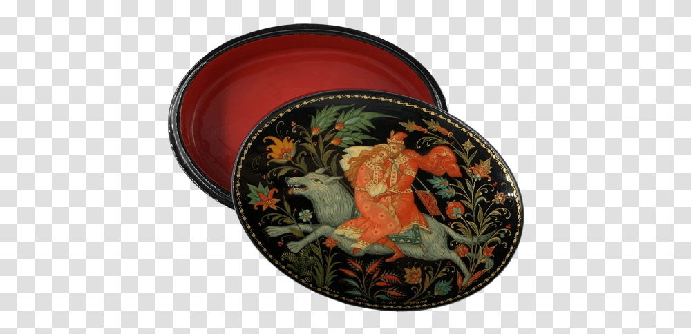 Hp Palekh Con Si Xm Cc Thy Hoa Mai Earthenware, Porcelain, Pottery, Dish, Meal Transparent Png