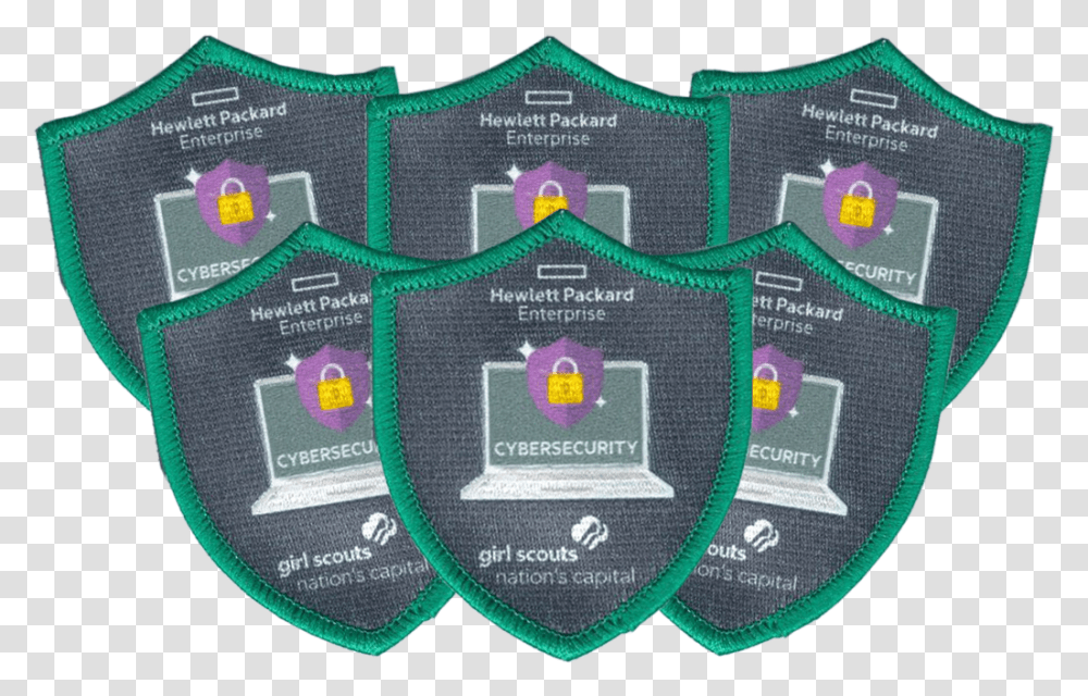 Hpe Teams Up With Girl Scouts To Teach Girl Scouts Cybersecurity Badge, Bib, Rug, Undershirt, Clothing Transparent Png