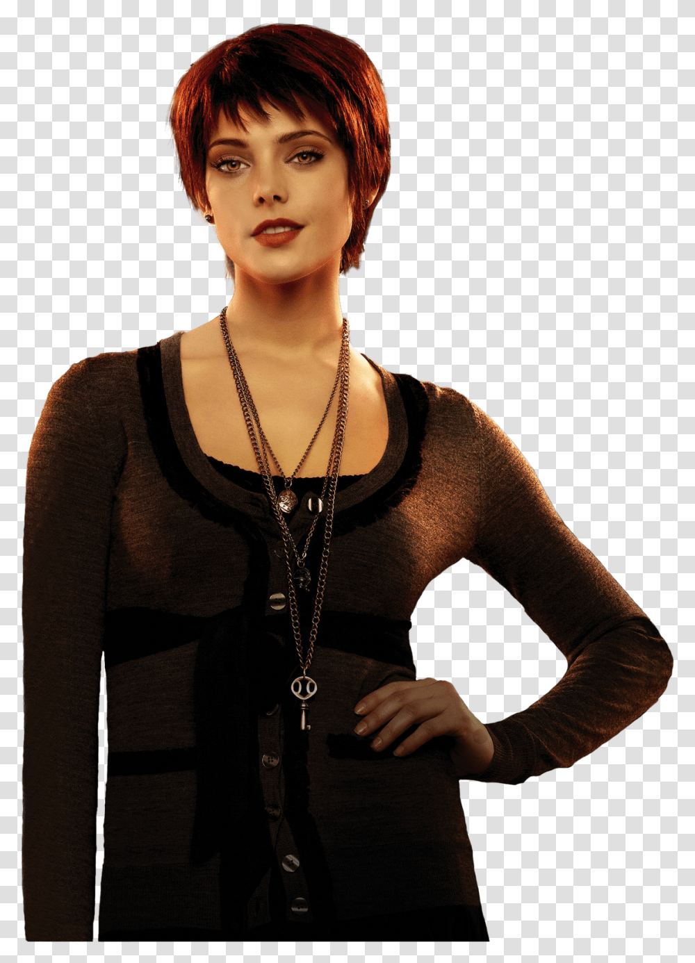 Hq Breaking Dawn Alice Cullen Breaking Dawn Haircut, Person, Necklace, Jewelry Transparent Png
