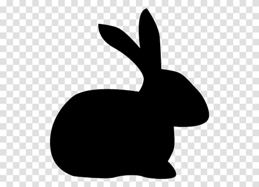 Hq Bunny Rabbit Silhouette Domestic Rabbit, Rodent, Mammal, Animal Transparent Png