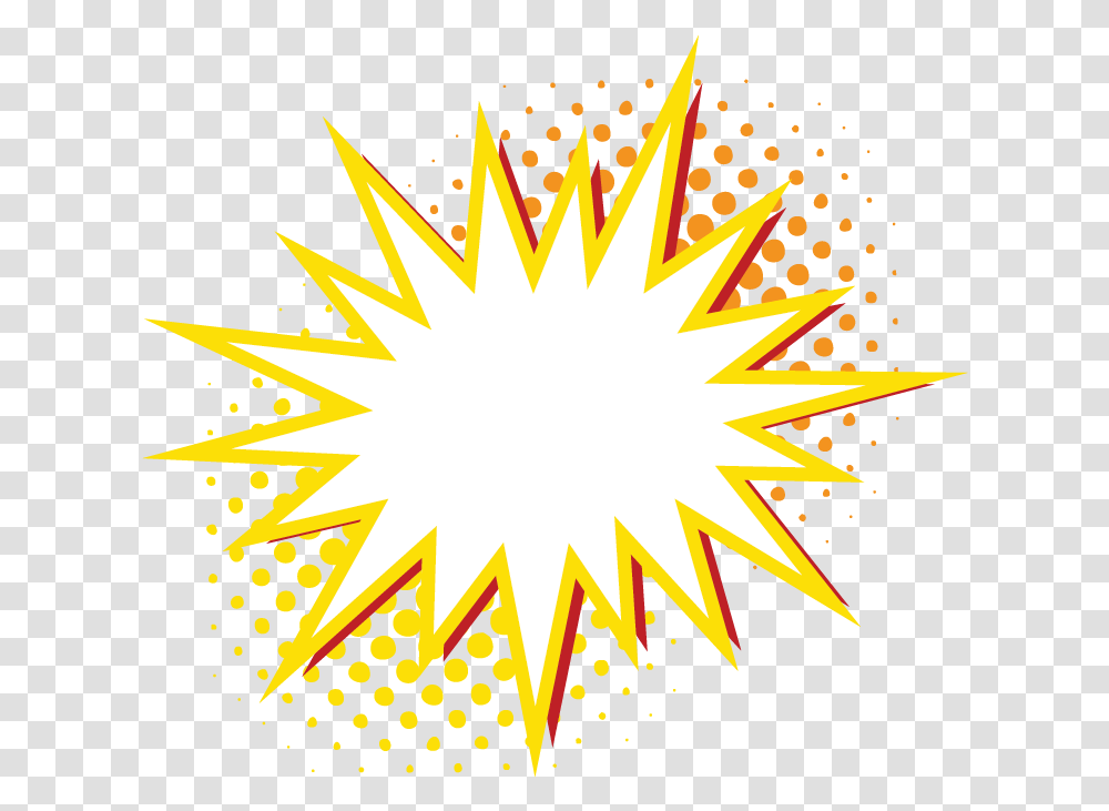 Hq Explosion Cartoon Halftone, Symbol, Star Symbol, Nature, Outdoors Transparent Png