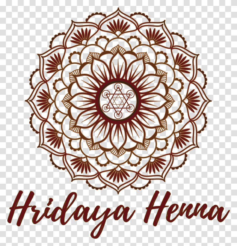 Hridaya Henna Design Mandala, Pattern, Rug, Ornament, Floral Design Transparent Png