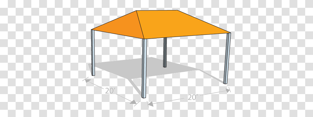 Hs 2020 Hip Shade Structure Tenshon, Patio Umbrella, Garden Umbrella, Canopy, Mailbox Transparent Png