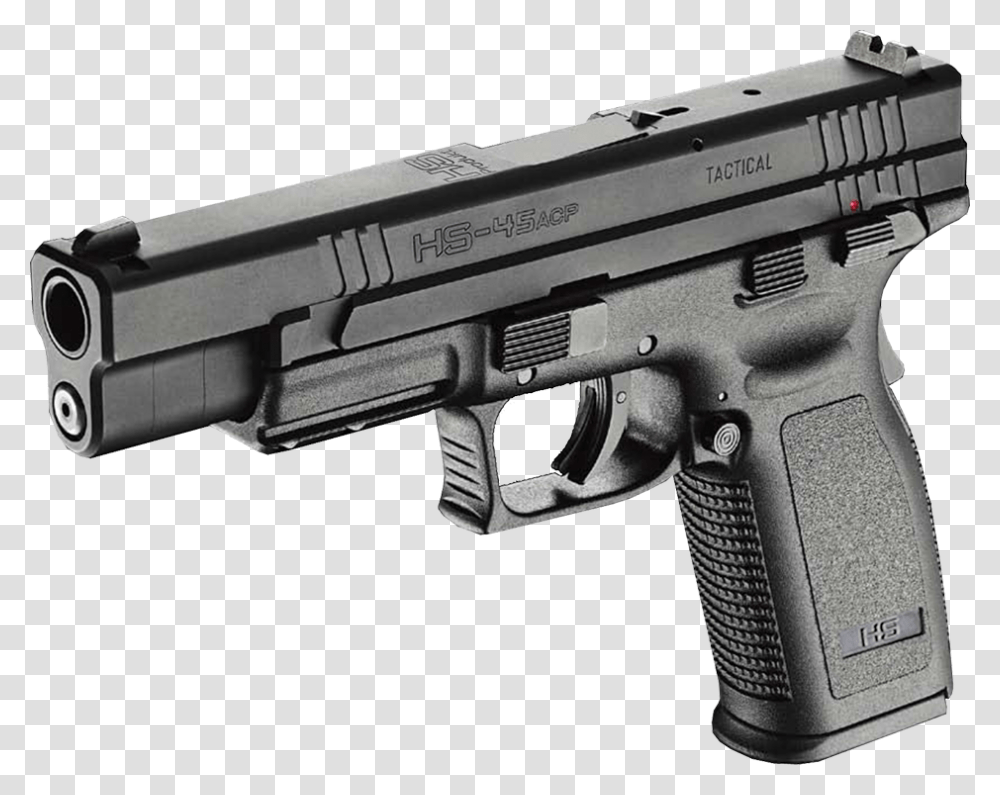 Hs 45acp Tactical Mk Springfield Xd, Gun, Weapon, Weaponry, Handgun Transparent Png