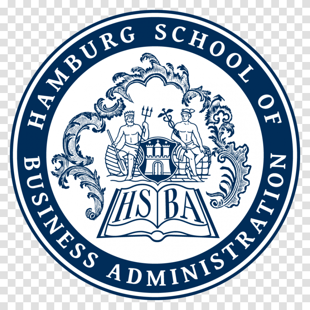 Hsba Hamburg School Of Business Administration Logo, Trademark, Badge, Emblem Transparent Png