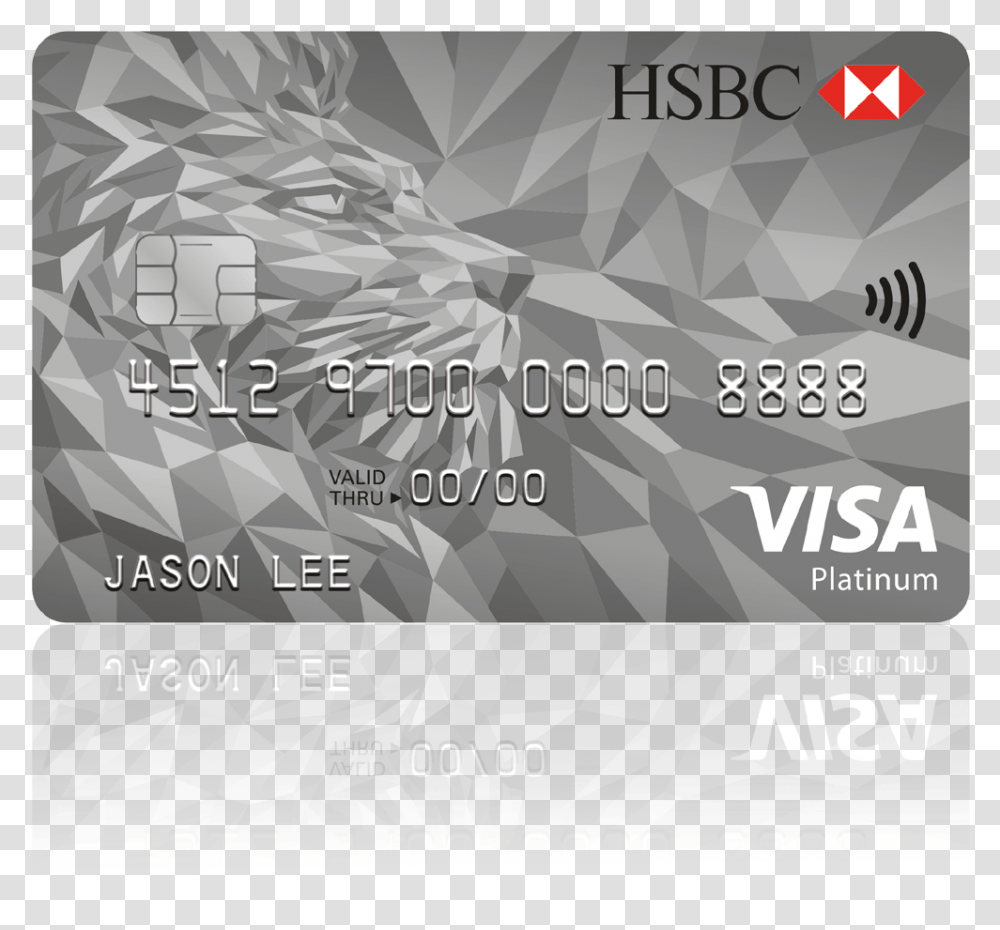 Hsbc Visa Platinum Credit Card, Paper, Poster, Advertisement Transparent Png