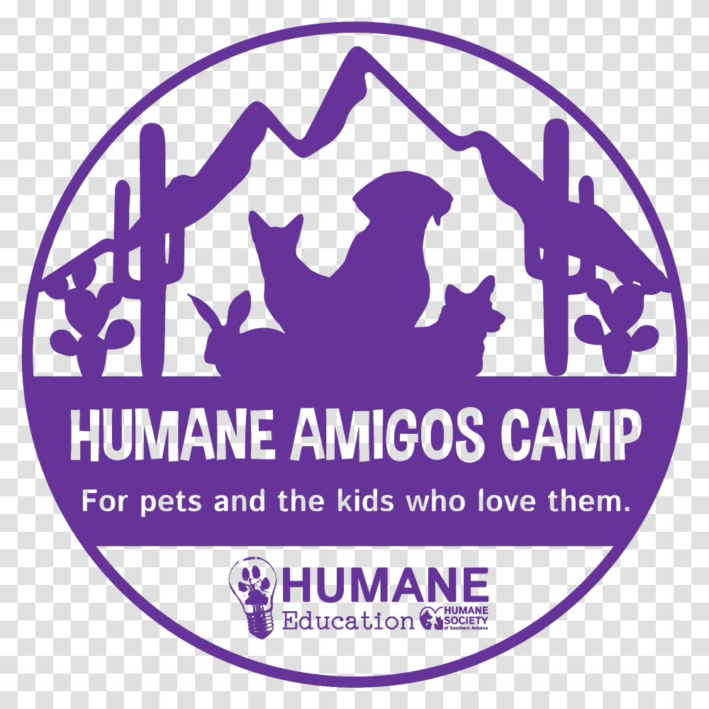 Hssa Camps Humane Society Of Southern Arizona Circle, Logo, Symbol, Poster, Advertisement Transparent Png