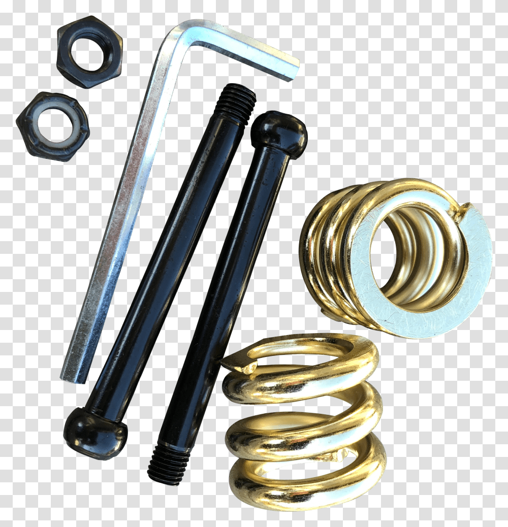 Hst Gold Springs And Auto Tune Kingpin Set Kit, Coil, Spiral, Screw, Machine Transparent Png