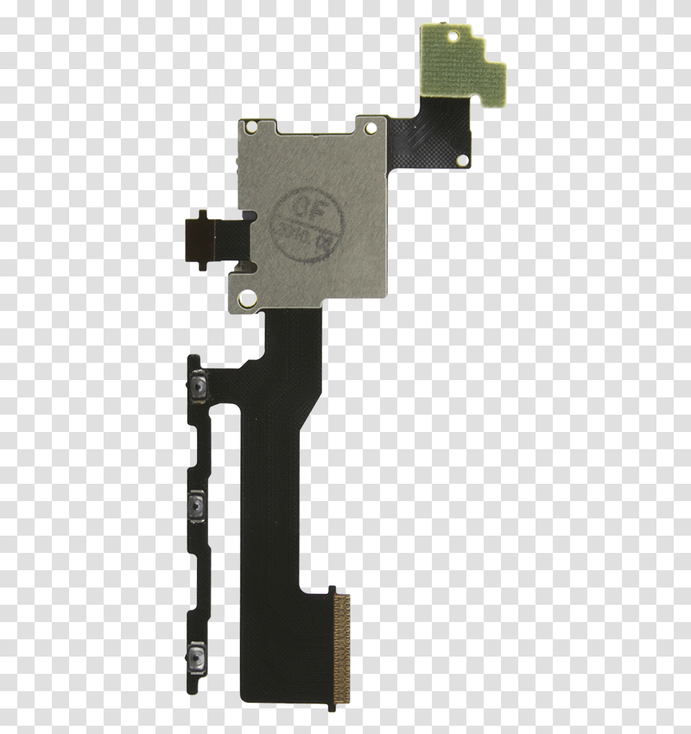 Htc One M9 Power Amp Volume Buttons Flex Cable With Microsd Htc M9 Plus Power Button, Gun, Weapon, Weaponry, Tool Transparent Png
