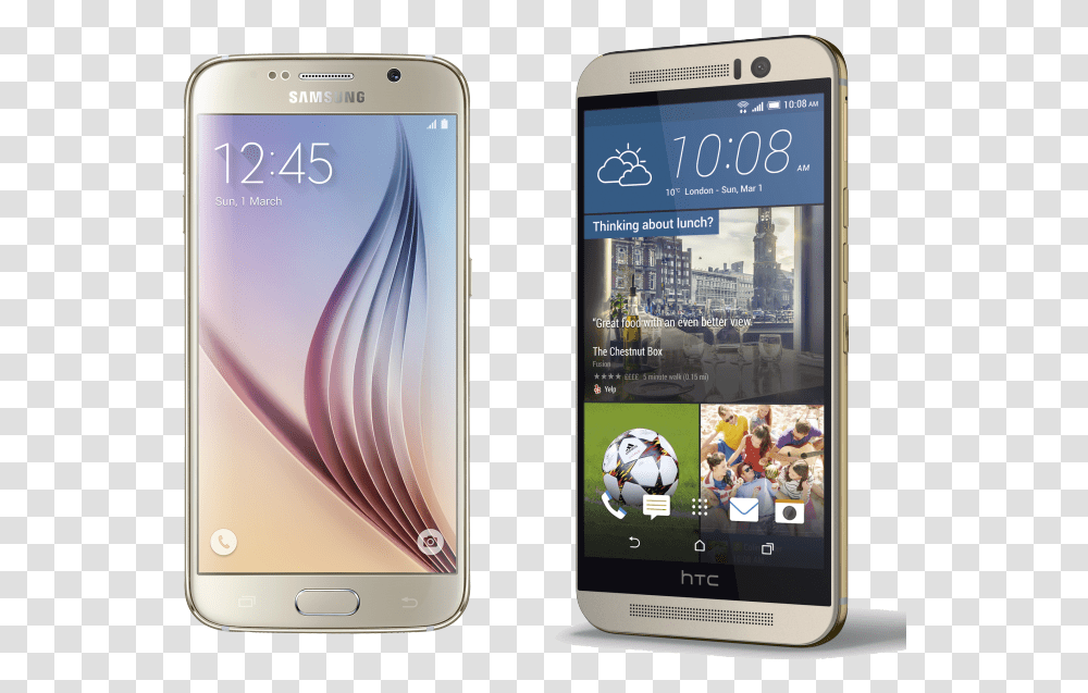 Htc One M9 Vs Samsung Galaxy S6 Samsung, Mobile Phone, Electronics, Cell Phone, Iphone Transparent Png