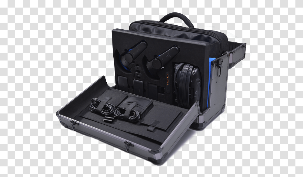 Htc Vive Laptop Transport Case With Trolley Htc Vive Transport Case, Camera, Electronics, Machine, Adapter Transparent Png