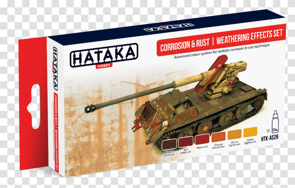 Htk As26 Corrosion Amp Rust Hataka Paint Sets, Vehicle, Transportation, Tank, Army Transparent Png