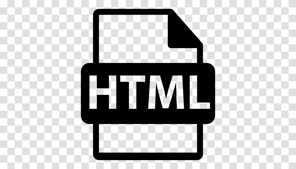 Html Extension Interface Symbol, Label, First Aid, Stencil Transparent Png