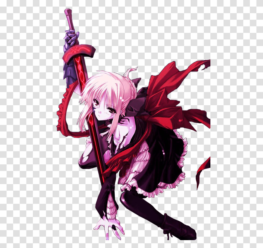 Http I52 Tinypic Com25uprgy Fate Stay Night Fate Stay Night Dark Saber, Manga, Comics, Book, Person Transparent Png