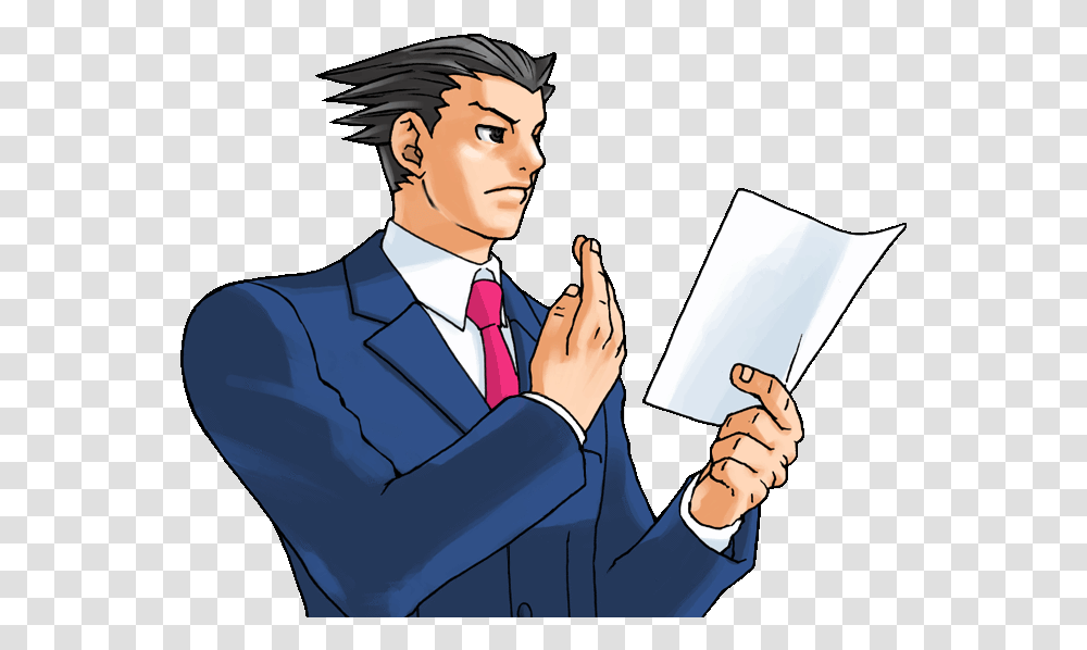 Http Image Noelshack Phoenix Wright Sheet Phoenix Wright Ace Attorney, Tie, Accessories, Accessory, Person Transparent Png