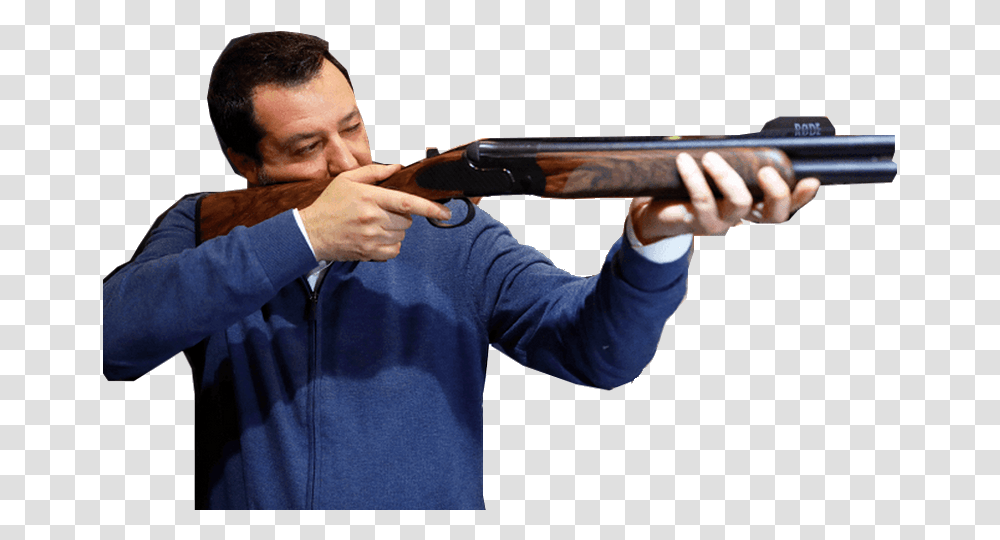 Http Image Noelshack Salvini Fusil Fucile Pistola Salvini, Shotgun, Weapon, Weaponry, Person Transparent Png