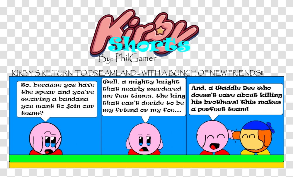 Http Smackjeeves Comcomicprofile Phpid Kirby's Return To Dreamland Comic, Poster, Advertisement, Flyer, Paper Transparent Png