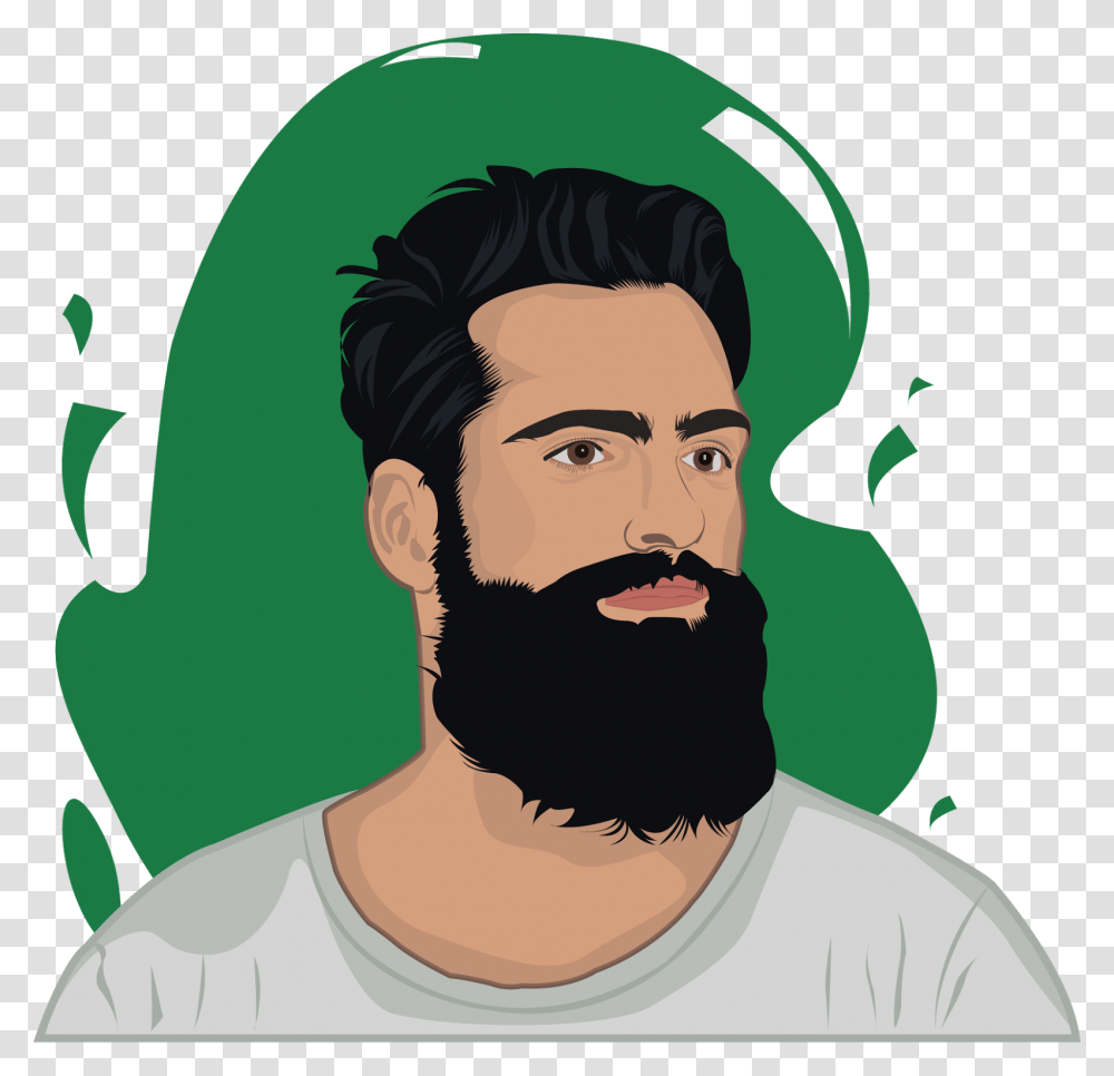 Https Fiverr Combig Workdraw A Realistic Drawing Realistic Cartoon Portraits, Face, Person, Human, Beard Transparent Png
