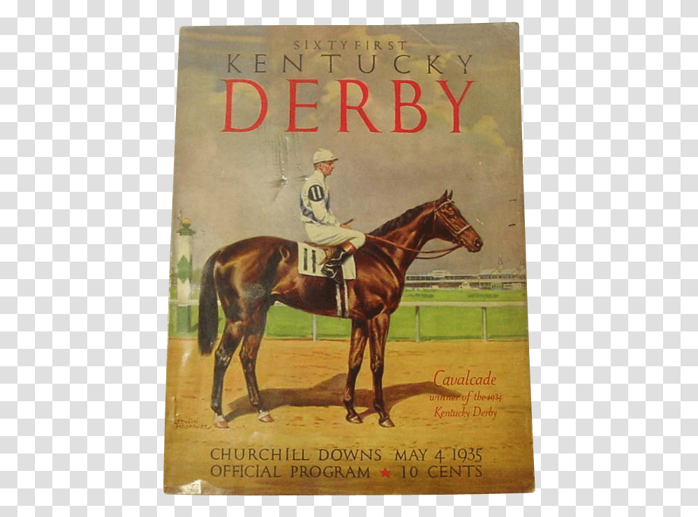 Https Rubylane Kentucky Derby Program, Horse, Mammal, Animal, Person Transparent Png
