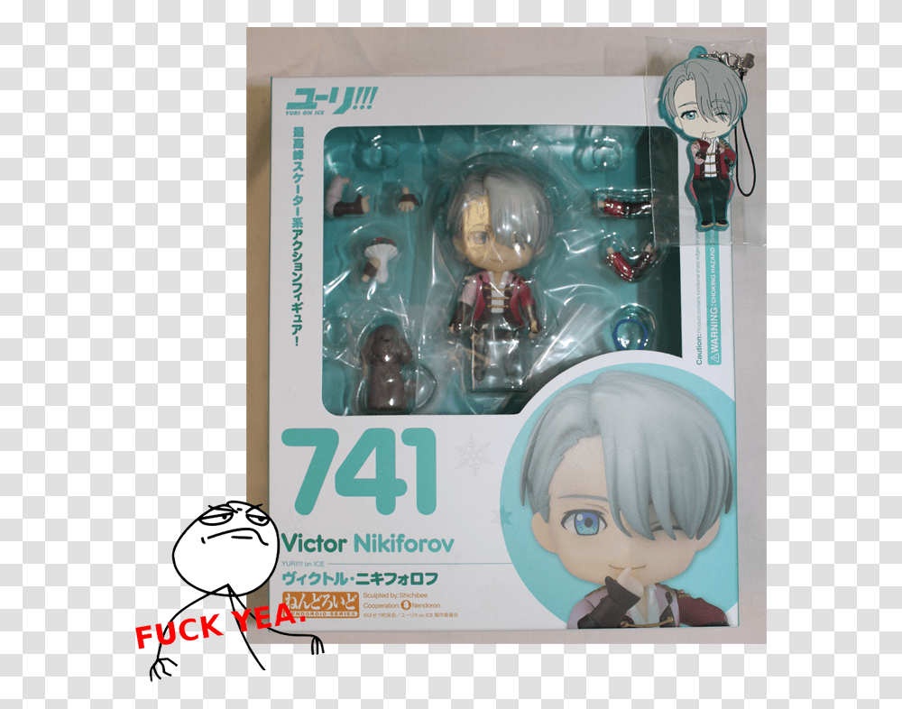 Https Static Myfigurecollection Nendoroid Nendoroid Yuri On Ice Victor X Yuri, Doll, Toy, Figurine, Person Transparent Png
