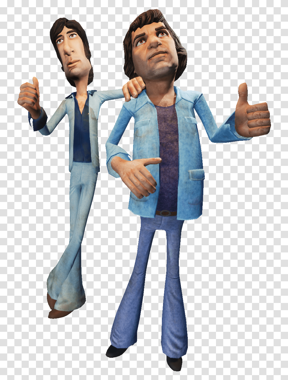Https Trio Tech Dubai Parks Sholay Cartoon Character, Person, Finger, Thumbs Up, Hand Transparent Png