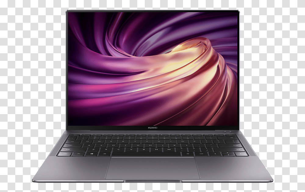 Huawei Matebook X Pro Space Grey Front Huawei Laptop 2019, Pc, Computer, Electronics, Computer Keyboard Transparent Png