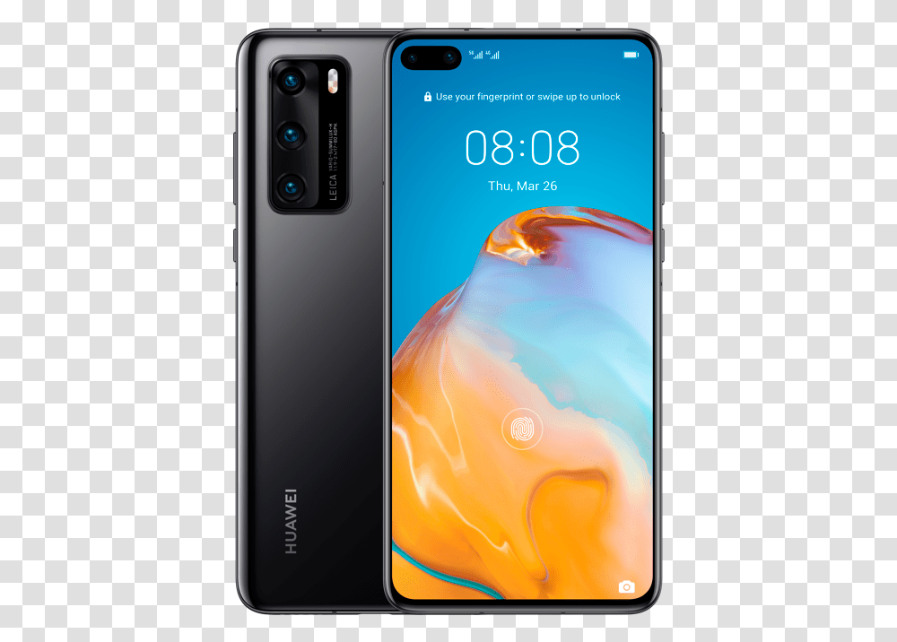 Huawei P40 Pro Black, Mobile Phone, Electronics, Cell Phone, Iphone Transparent Png