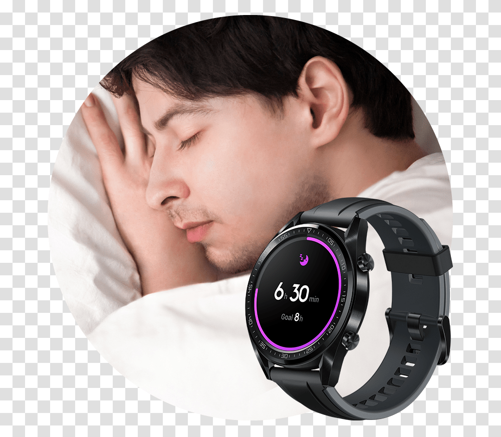 Huawei Watch Gt Sleep Tracking, Person, Human, Wristwatch, Camera Transparent Png